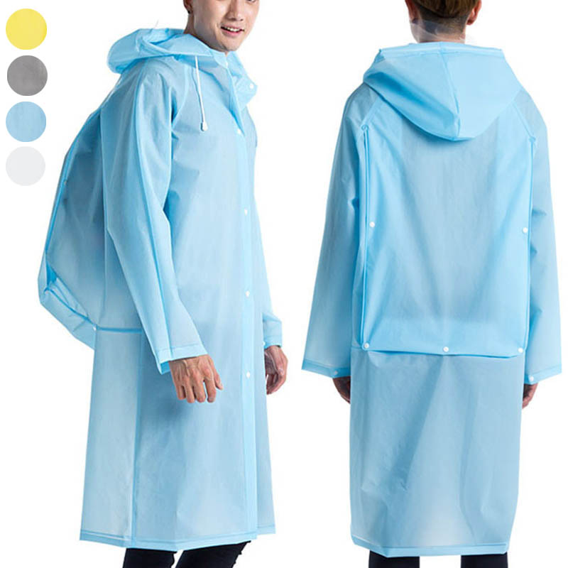 Cycling Gear Jacket - Nuovo riutilizzabile trasparente EVA impermeabile lungo