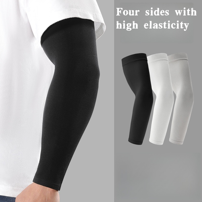 Cycling Gear - 2 Pezzi Manicotti in Seta Ghiacciata,