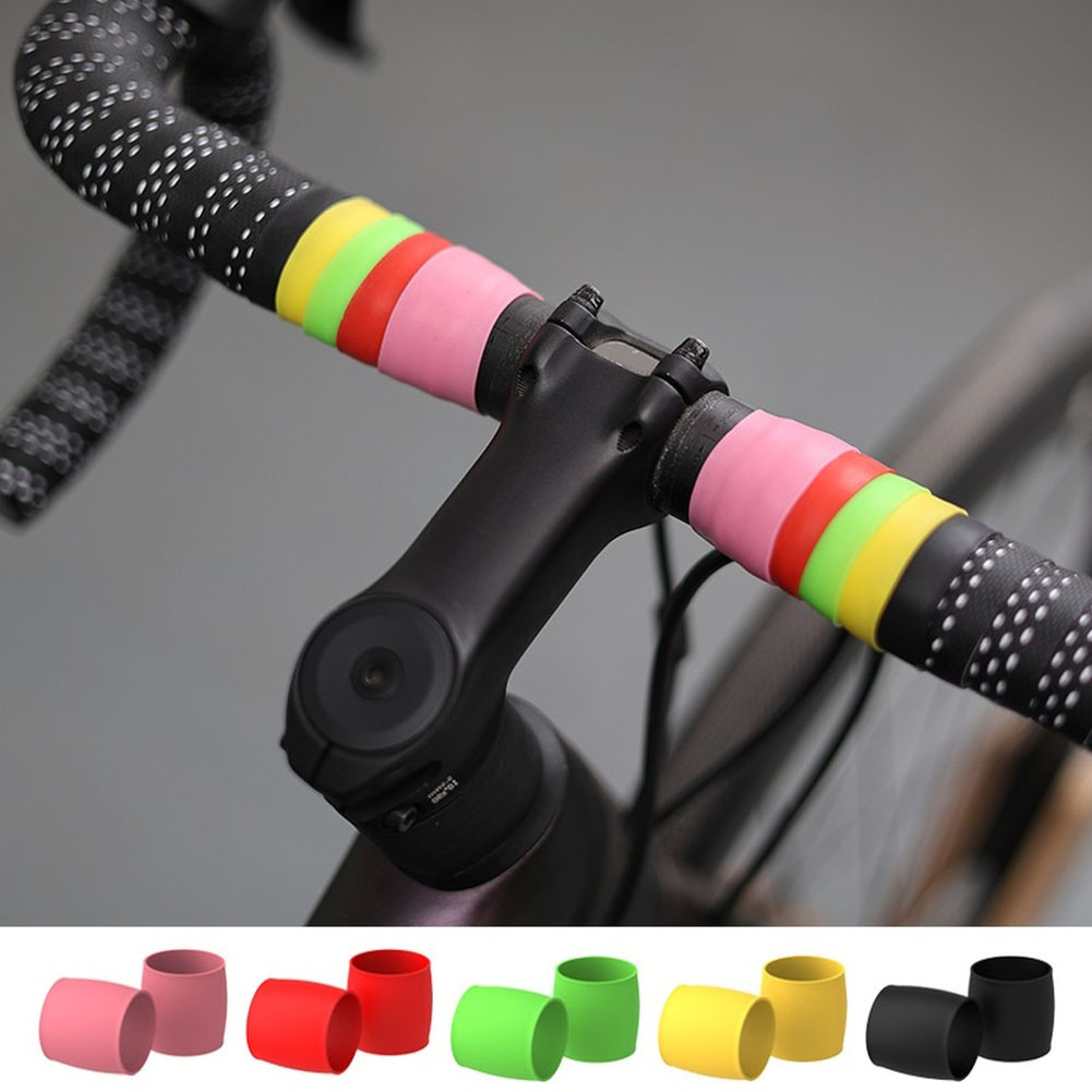 Bike Handlebar Tape - 1 Paio di Anelli di Fissaggio