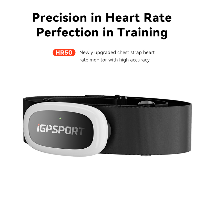 Cycling Heart Rate Monitor - iGPSPORT HR50 Sensore di Frequenza Cardiaca,