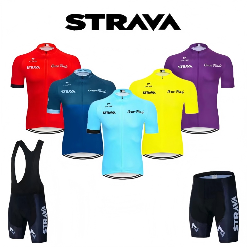 Padded Cycling Shorts - Set Maglia e Pantaloncini da Ciclismo