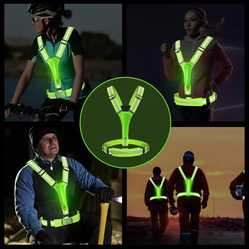 Gilet Riflettente LED Luminoso - Reflective Cycling Vest recensione e prezzo