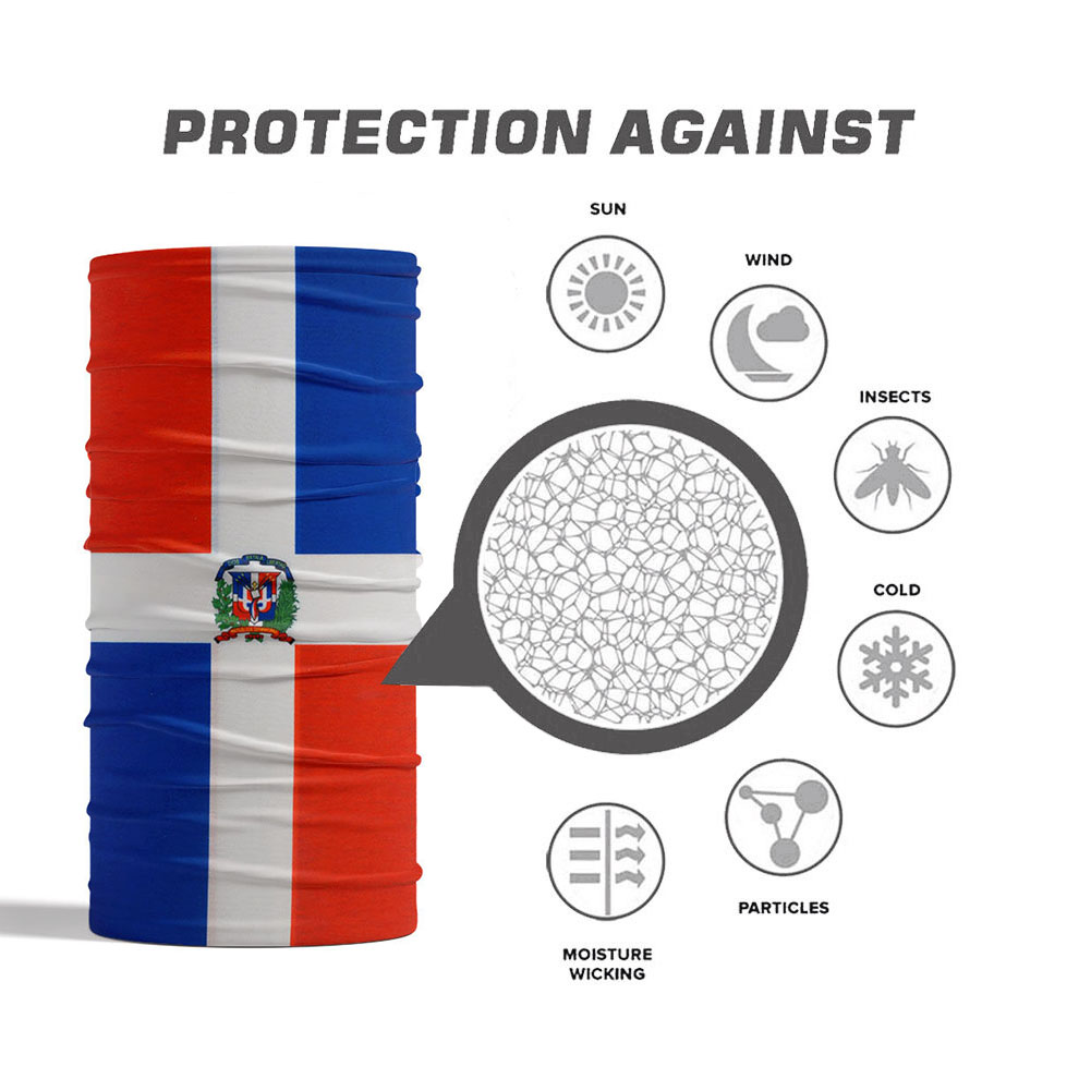 Dominica National Flag Bandana - Cycling Gear recensione e prezzo