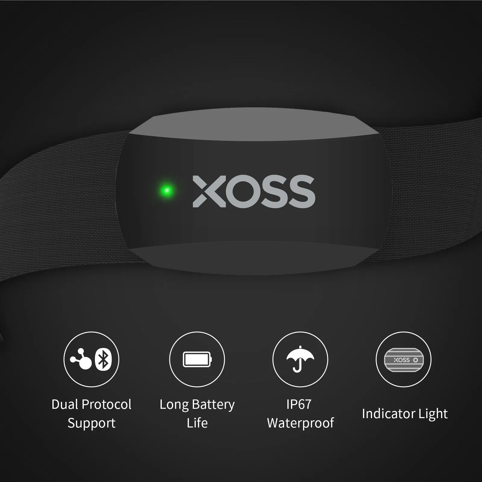 Collezione AliExpress XOSS X2  - Cycling Heart Rate Monitor recensione e prezzo