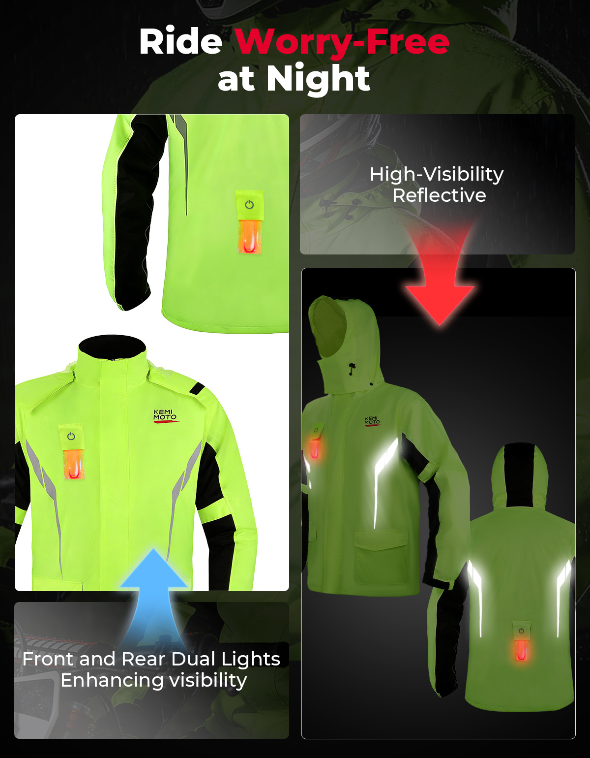 KEMIMOTO Set impermeabile unis - Cycling Gear Jacket recensione e prezzo